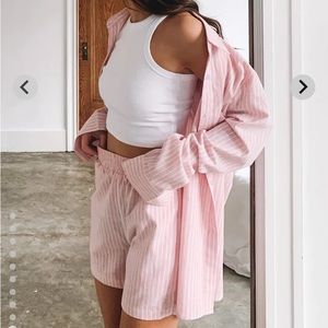 Beginning boutique striped set